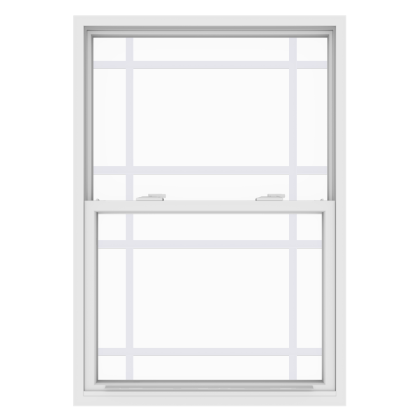 Anlin single hung window with queen anne grids