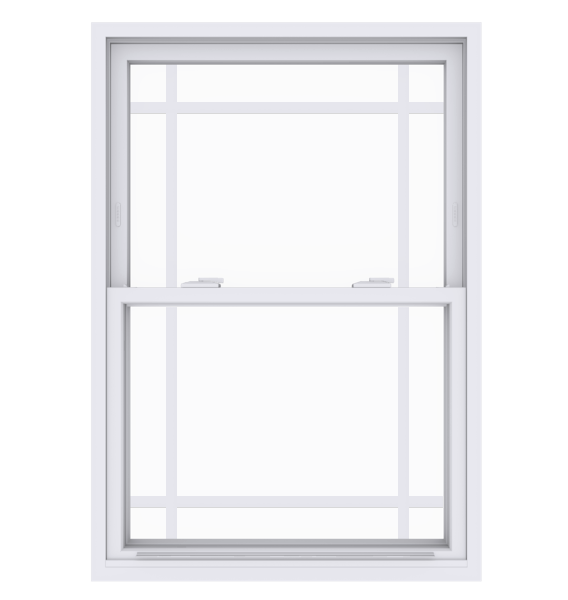 Anlin single hung window with perimeter grids