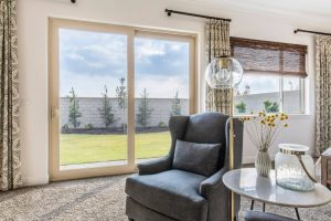 Anlin French rail sliding patio door